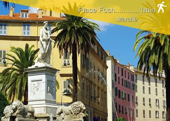 Le Du Cardinal Central/ Wifi/ à Pieds! * Ajaccio (Corsica)