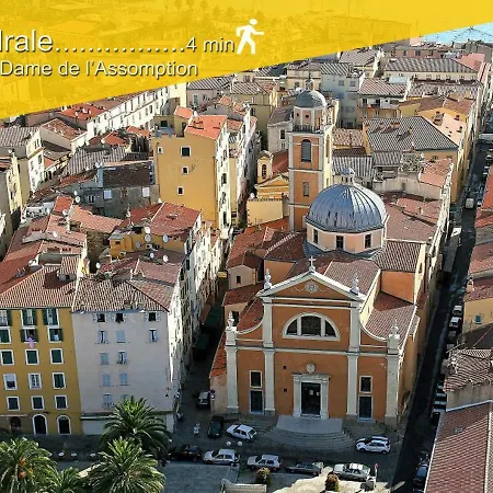 Le Du Cardinal Central/ Wifi/ A Pieds! Apartmán Ajaccio (Corsica)
