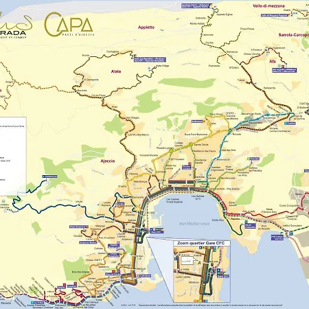 Apartmán Le Du Cardinal Central/ Wifi/ A Pieds! Ajaccio (Corsica)