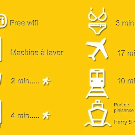 Appartamento Le Du Cardinal Central/ Wifi/ Ajaccio à Pieds! *