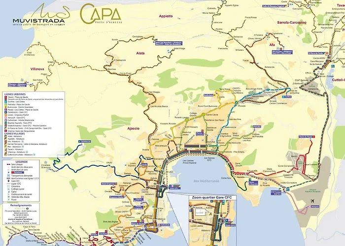 Apartment Le Du Cardinal Central/ Wifi/ A Pieds! Ajaccio (Corsica)